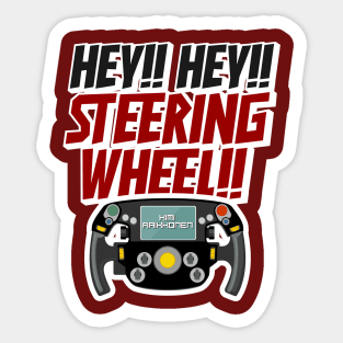 Kimi Raikkonen - Steering Wheel Sticker